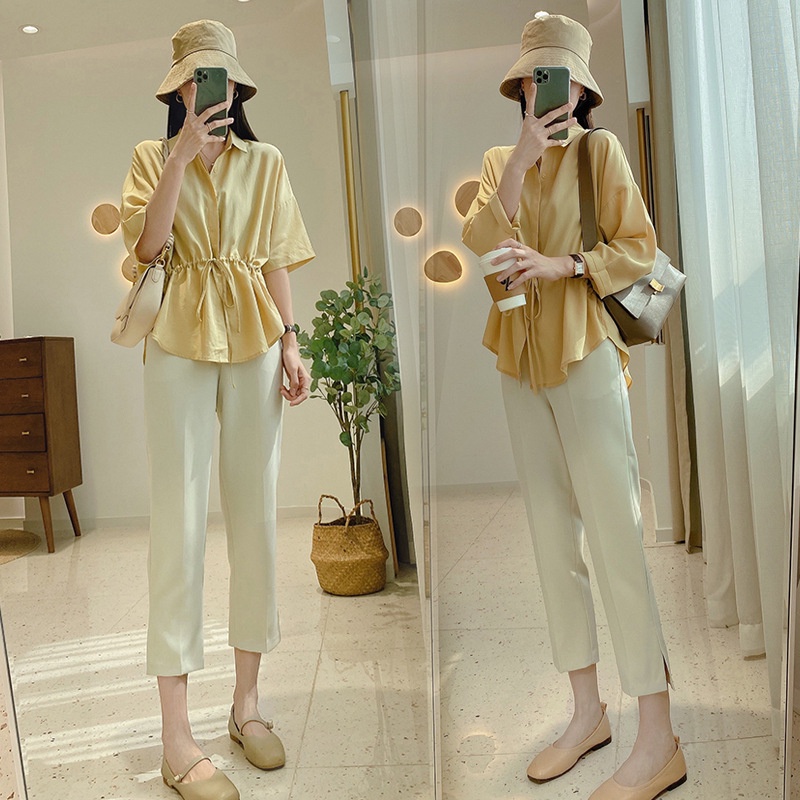 Set Áo Quần Bầu Đồ Bộ Bầu SAQ196