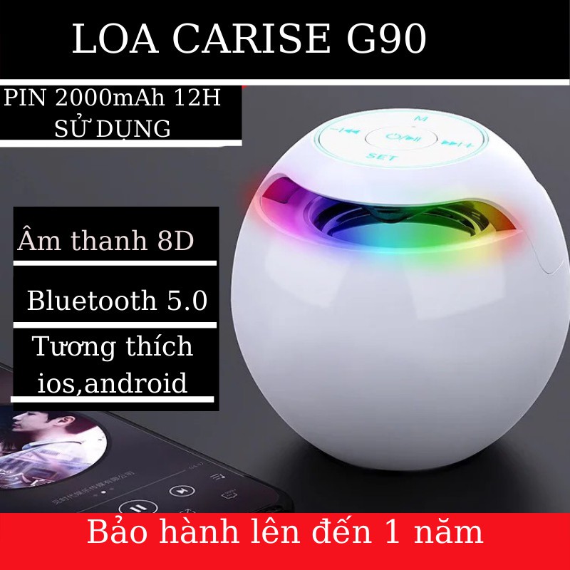 [CHÍNH HÃNG] Loa bluetooth ÂM TRẦM có trable  CARISE G90-G90 PRO ,Loa bluetooth mini,loa không dây,loa,máy nghe nhạc