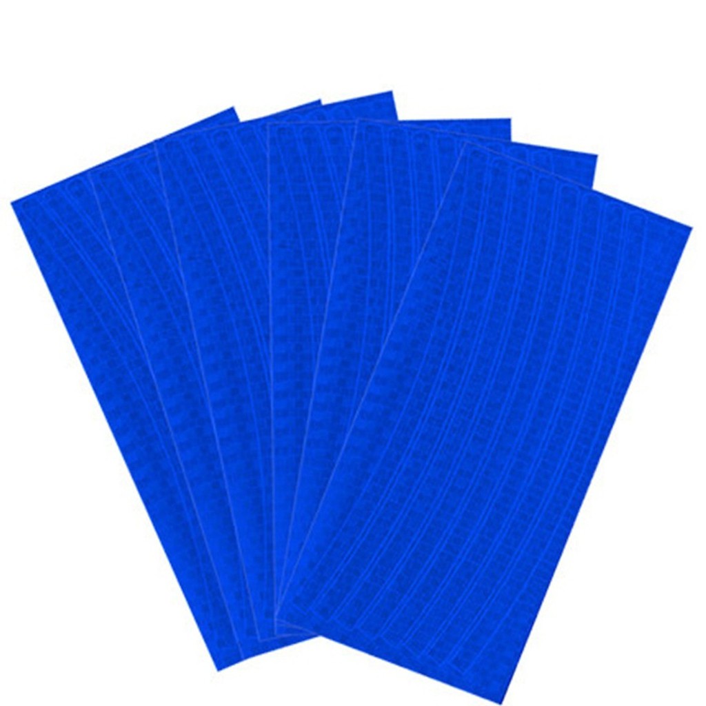 Bộ 6 Miếng Dán Phản Quang, Dạ Quang Dán Vành,Trang Trí Xe Đạp, Xe Máy (Mầu Ngẫu Nhiên)