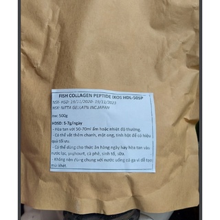 Collagen nguồn gốc da cá Nitta - Nguyên chất 100% dạng bột - Nhật Bản - 180k/100g
