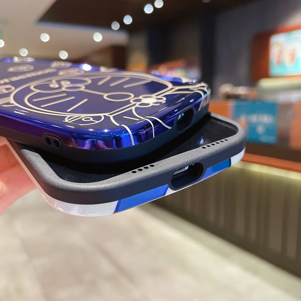 Ốp Điện Thoại In Hình Doraemon Cho iPhone X XR XsMax 11 12 13 14 pro max