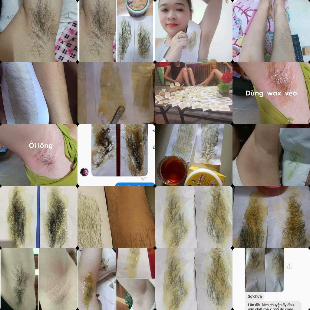 Sáp wax lông veo,wax lạnh tẩy lông tận gốc triệt lông dùng cho lông tay,lông chân,ria mép,râu,ngực,tẩy lông bikini