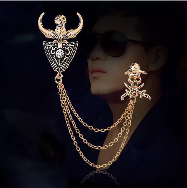 Cài áo vest nam phong cách Hàn Quốc