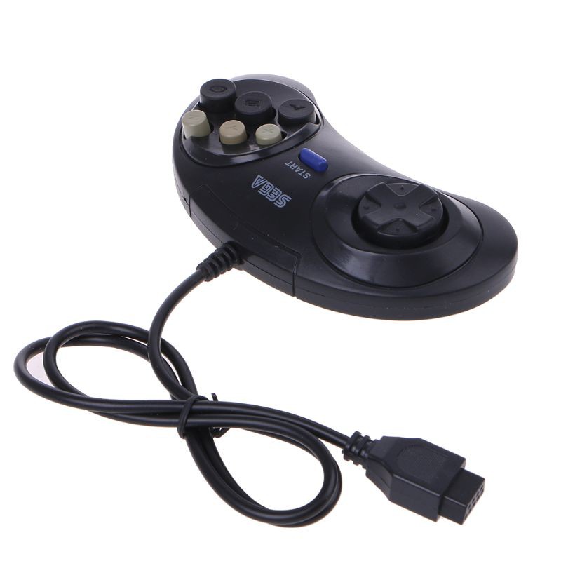 Tay cầm điều khiển chơi game 6 nút cho Mega Drive megadrive SEGA MD Genesis