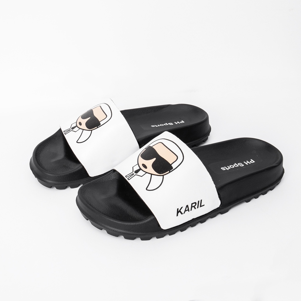 Dép quai ngang nam, nữ siêu nhẹ KARL LAGERFEDL D42