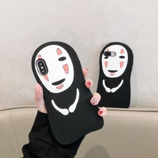 Ốp điện thoại silicone mềm hình người vô diện cho iPhone X Xr XS Max 6S SE2 7 8 Plus 11 Pro Max