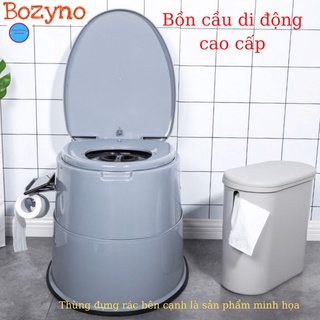 ™♤✻Bô vệ sinh cho người già, bệnh Bozyno bằng nhựa cao 40cm, có dải su chống trơn trượt