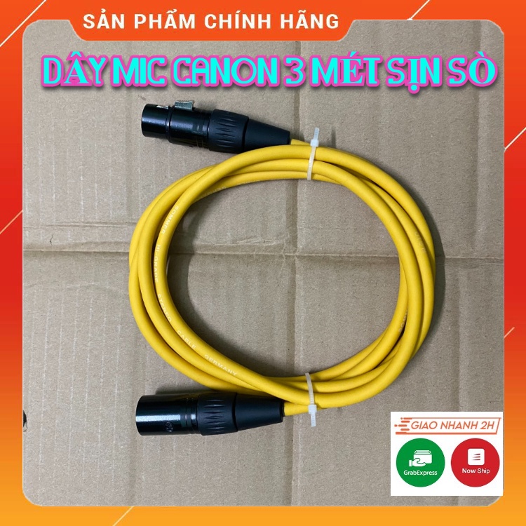 Dây Mic Canon Dành Cho Mic Thu Âm 48V K200, SM8B, K320,K600... Lõi Đồng, Chất Lượng Tốt, Chống Sôi Rè. Bảo Hành 12 Tháng