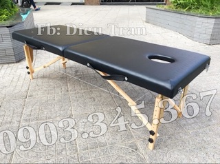 Giường vali chân gỗ