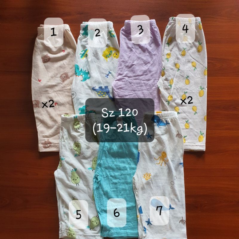 Quần ngố lửng cotton giấy xuất Hàn  dư xịn nhiều hãng cho bé trai bé gái họa tiết kute