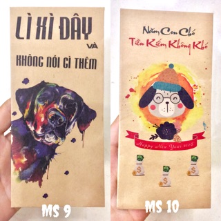 SET 10 BAO LÌ XÌ ĐỘC LẠ - LỰA MẪU (28 mẫu)