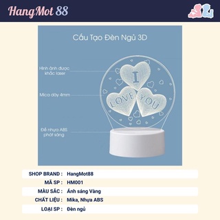 Đèn ngủ cute 3d led để bàn anime