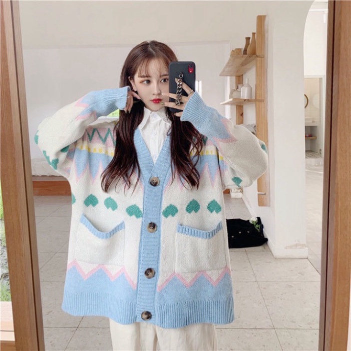 Áo Cardigan Họa Tiết Đơn Giản Dễ Thương, Áo Cardigan khoác nhẹ chất liệu mỏng Dáng Dài | BigBuy360 - bigbuy360.vn