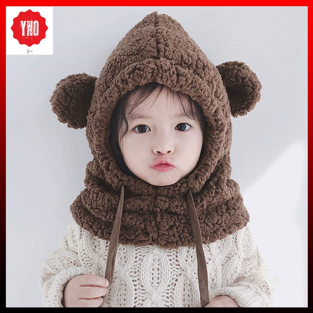 MŨ LÔNG CỪU KÍN TAI CHO BÉ