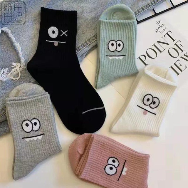 Tất cổ cao pilu hình mắt