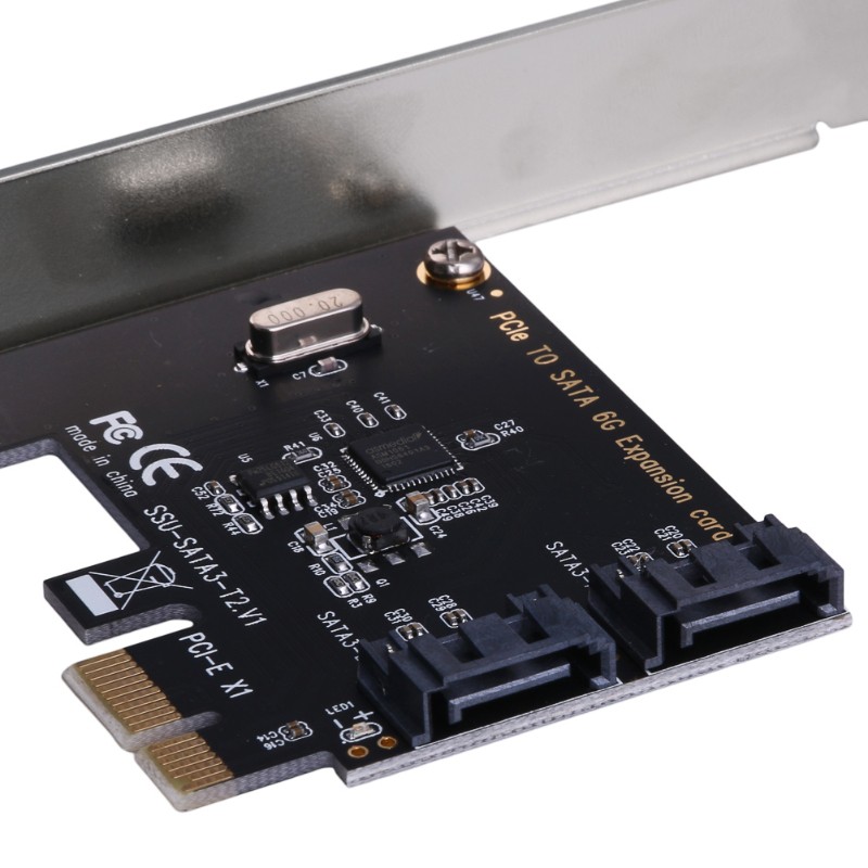 Card mở rộng PCIE PCI từ 2 cổng SATA III 6G
