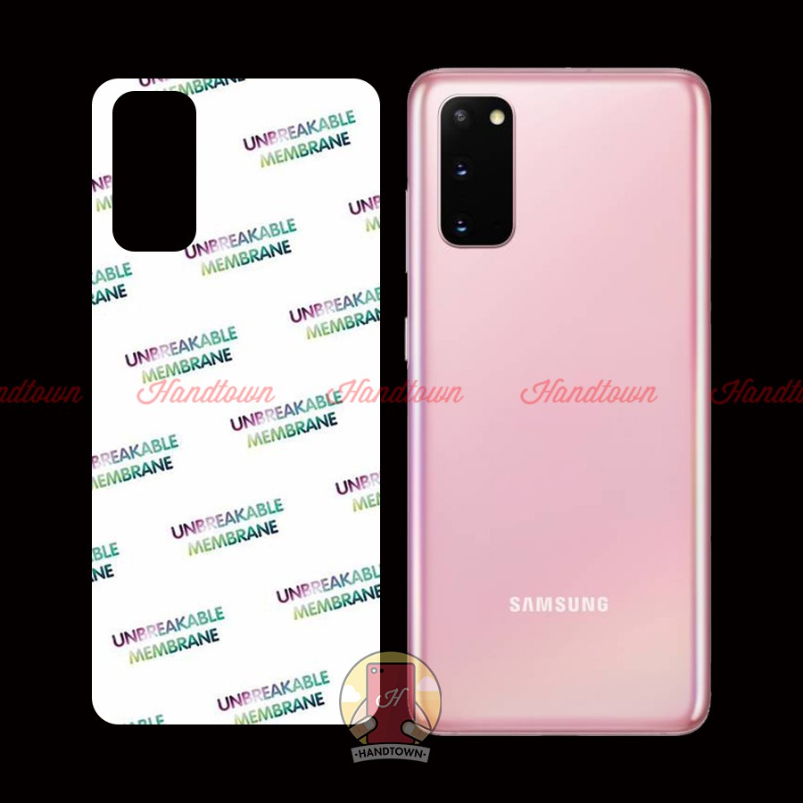Dán Ppf Mặt Lưng Samsung Galaxy S10E / S10 Lite / S20 / S20 Plus / S20 Ultra Hiệu Ứng Cầu Vồng Không Full Viền