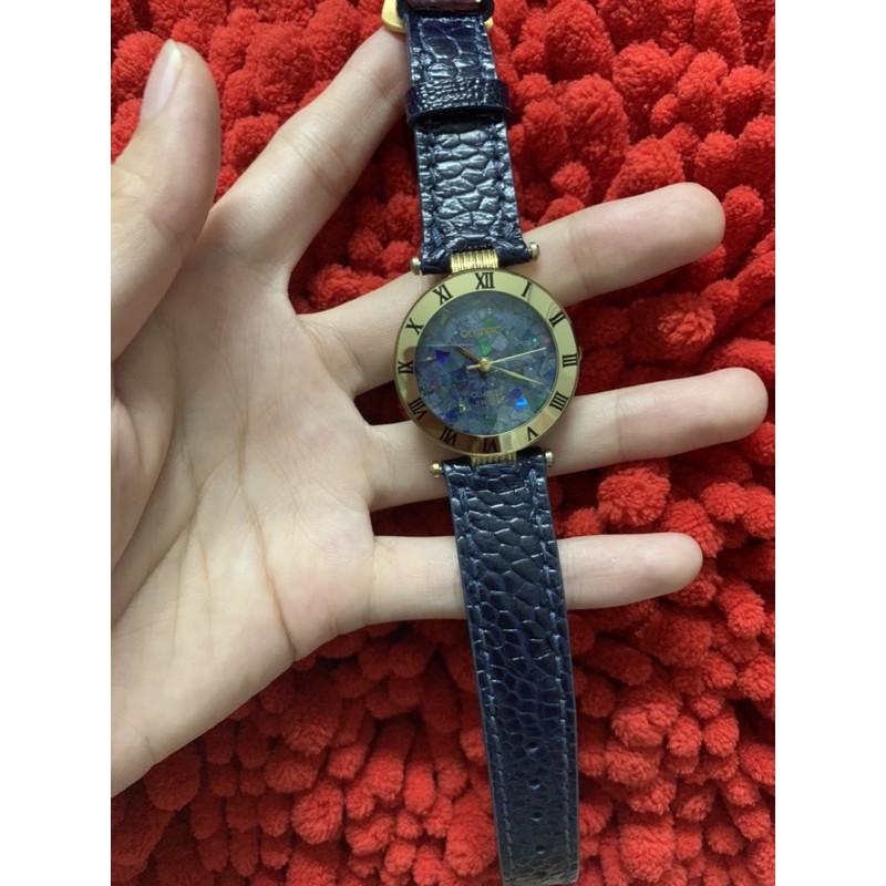 Đồng hồ nữ Olympic mặt số đá Opal hàng si Máy Thụy Sĩ