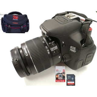 Máy ảnh Canon 700D + lens 18-55mm IS STM – hàng chính hãng – Tặng thẻ nhớ 16gb – Tặng túi xách Canon