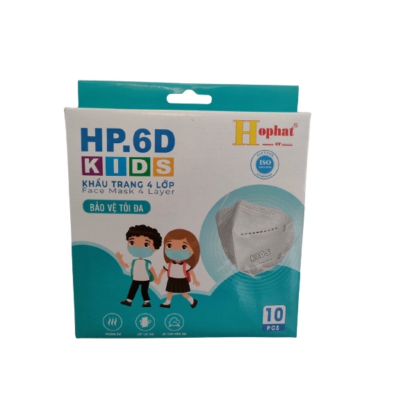 Khẩu Trang HP.6D Kids 4 Lớp