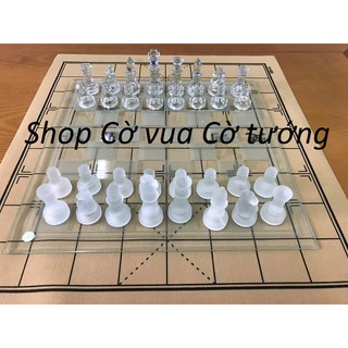 BỘ CỜ VUA THỦY TINH (PHA LÊ)