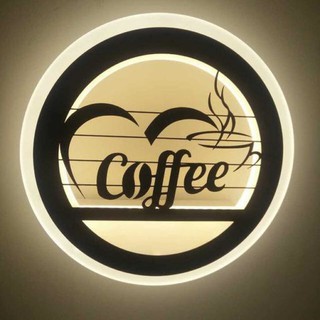 Đèn gắn tường tròn chữ coffee GT-309
