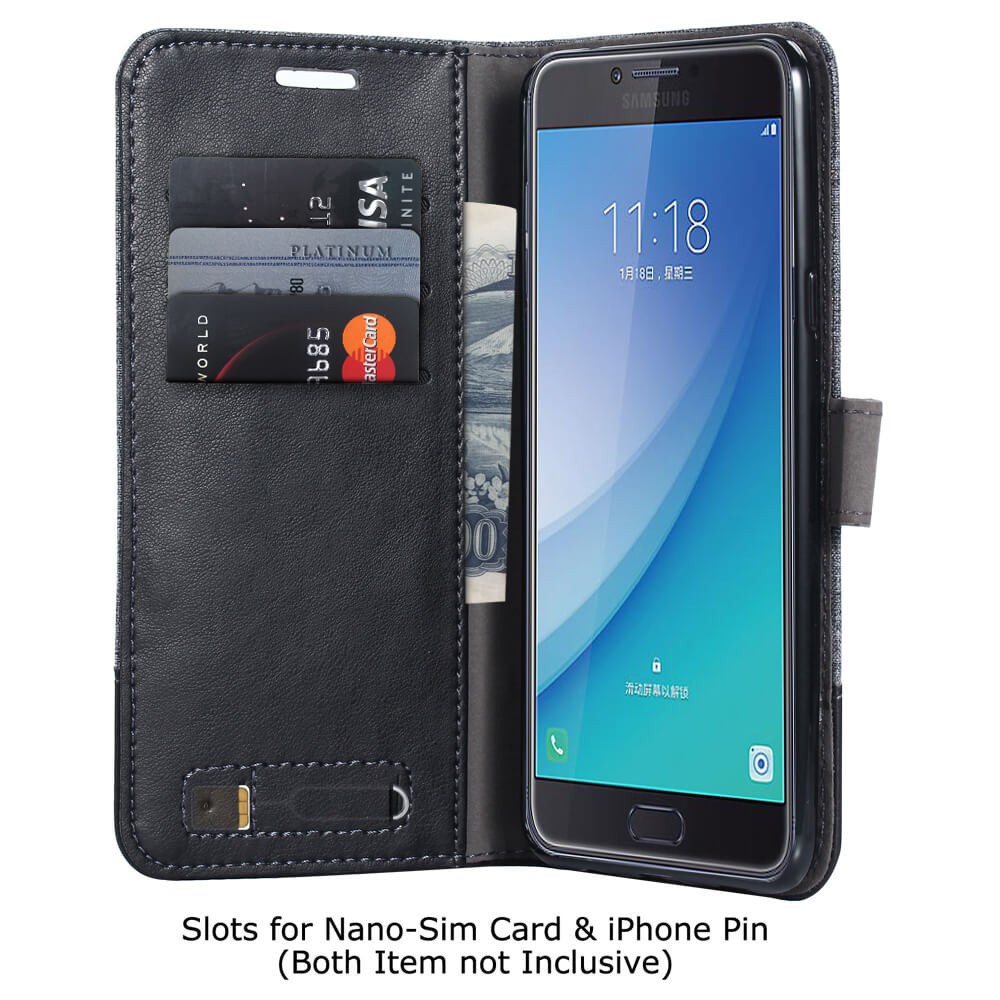 Bao da điện thoại phối vải bố đẹp mắt cho Oppo A83 A71 A57 A37 | BigBuy360 - bigbuy360.vn