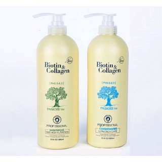 Dầu gội BIOTIN COLLAGEN 1000ML.Dầu gội chính hãng ITALIA