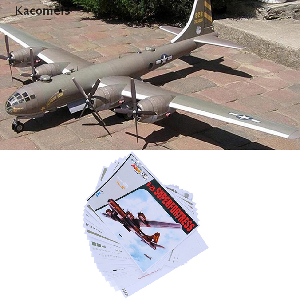 Mô hình máy bay giấy 3D B-29 tự lắp ráp tỉ lệ 1:47