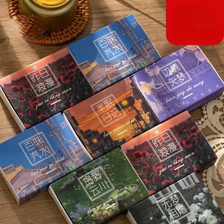 Set 60 miếng dán trang trí sổ tay họa tiết dễ thương