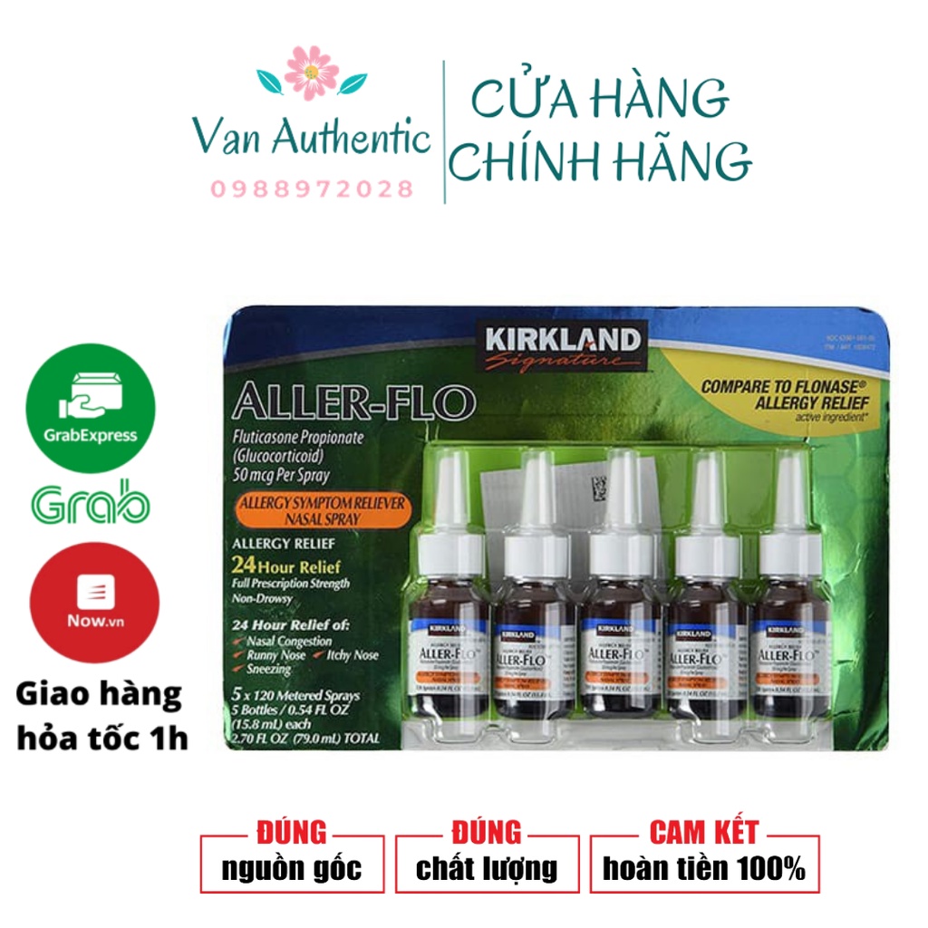 Xịt xoang Kirkland Aller flo 15,8 ml Hàng Mỹ