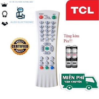 Điều khiển tivi TCL đời cũ - tivi TCL màn hình dày- Hàng Tốt 100% Tặng kèm Pin!!!-Điện tử ALEX-Tặng kèm pin