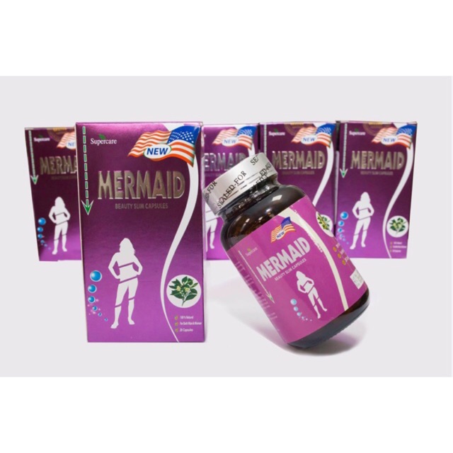 [CHÍNH HÃNG] Viên Uống Giảm Cân MERMAID BEAUTY SLIM CAPSULES 30 viên
