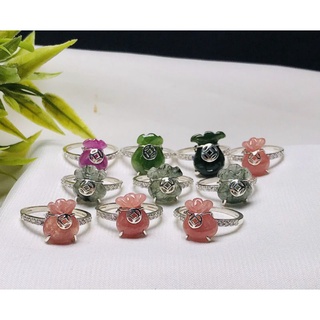 Túi tiền tài lộc lên nhẫn bạc