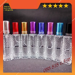 Lọ chiết nước hoa 12ml có gân dày (Ống chiết/Vỏ chiết/Chai chiết nước hoa) 379380