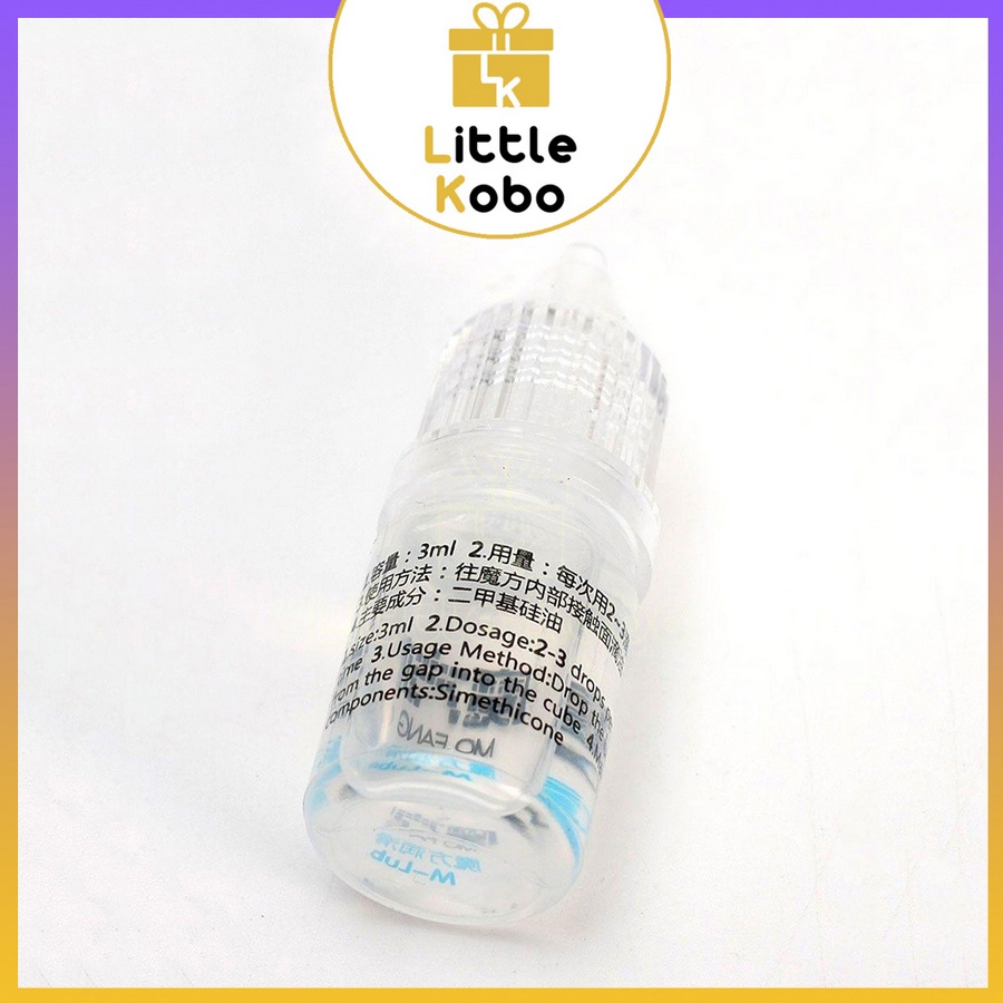 Silicon dầu bôi trơn rubik qiyi m lube m-lube 3ml rubic - ảnh sản phẩm 5