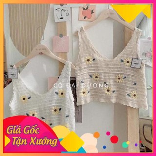 [Hàng Loại 1] Áo đan lưới hoa cúc siêu đẹp