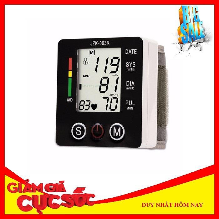 Máy đo huyết áp bắp tay- Máy đo huyết áp mini ELECTRONIC BLOOD PRESSURE MONITOR Model: JZK-003R-Anh Quốc