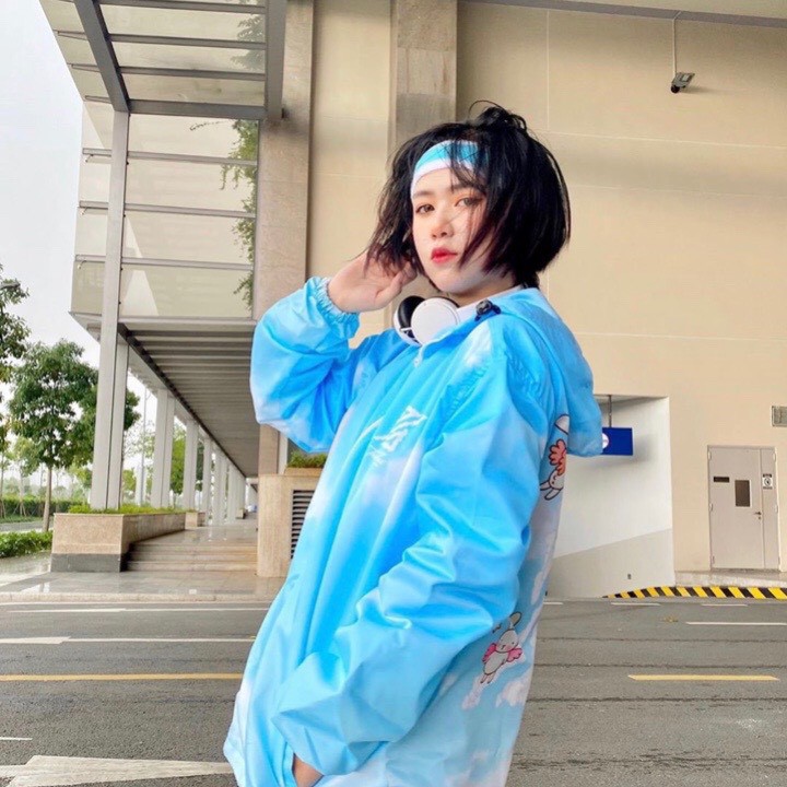 - Hàng nhập khẩu Áo Khoác Dù Mỏng Đi Gió Unisex Dáng Rộng 2 Màu Hồng Xanh Chữ Z Liên hệ mua hàng 084.209.1989