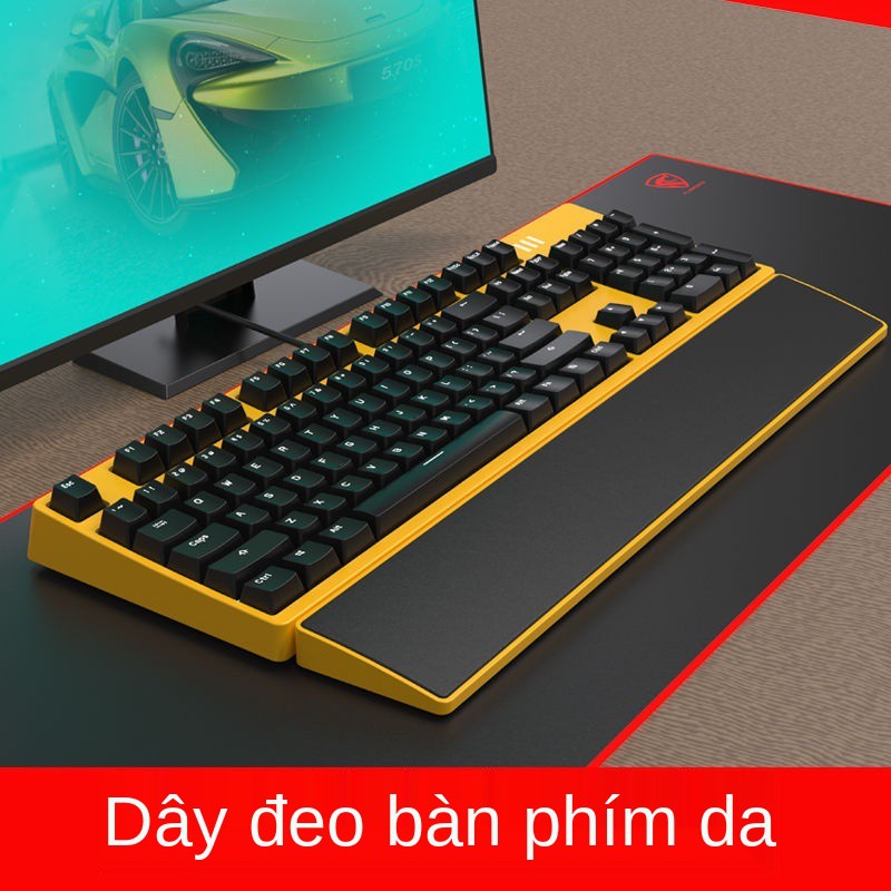 ☁۩◈Siêu Bền PUBG/LOL bàn phím Gaming +Chuột ( Hàng Chính Hãng ) có đèn led 7 màu Trợ lý tinh thần của người mặc áo bụng