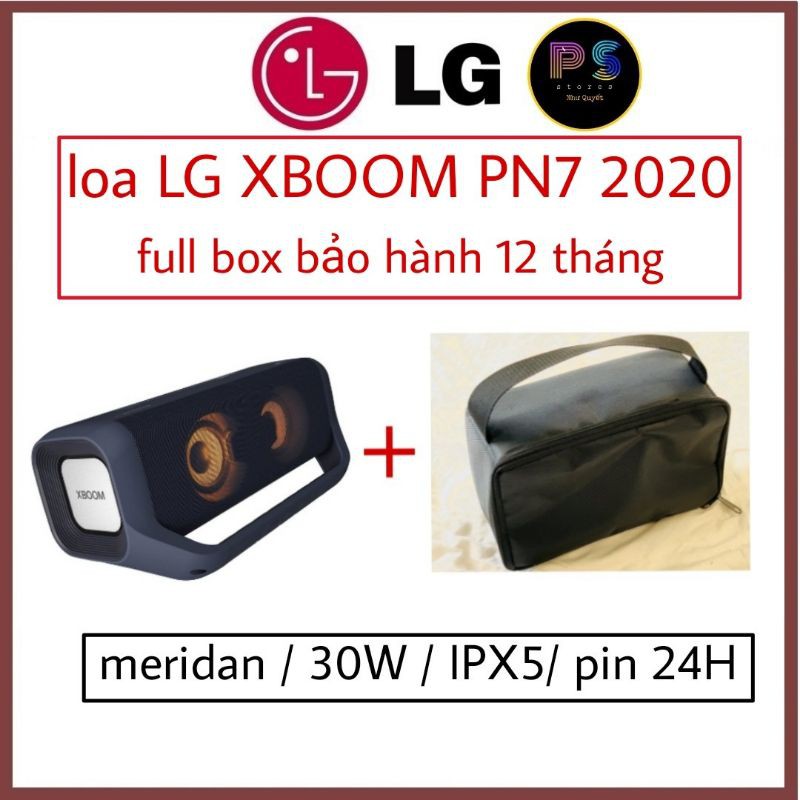 loa xboom bluetooth LG PN7 30W chính hãng full box