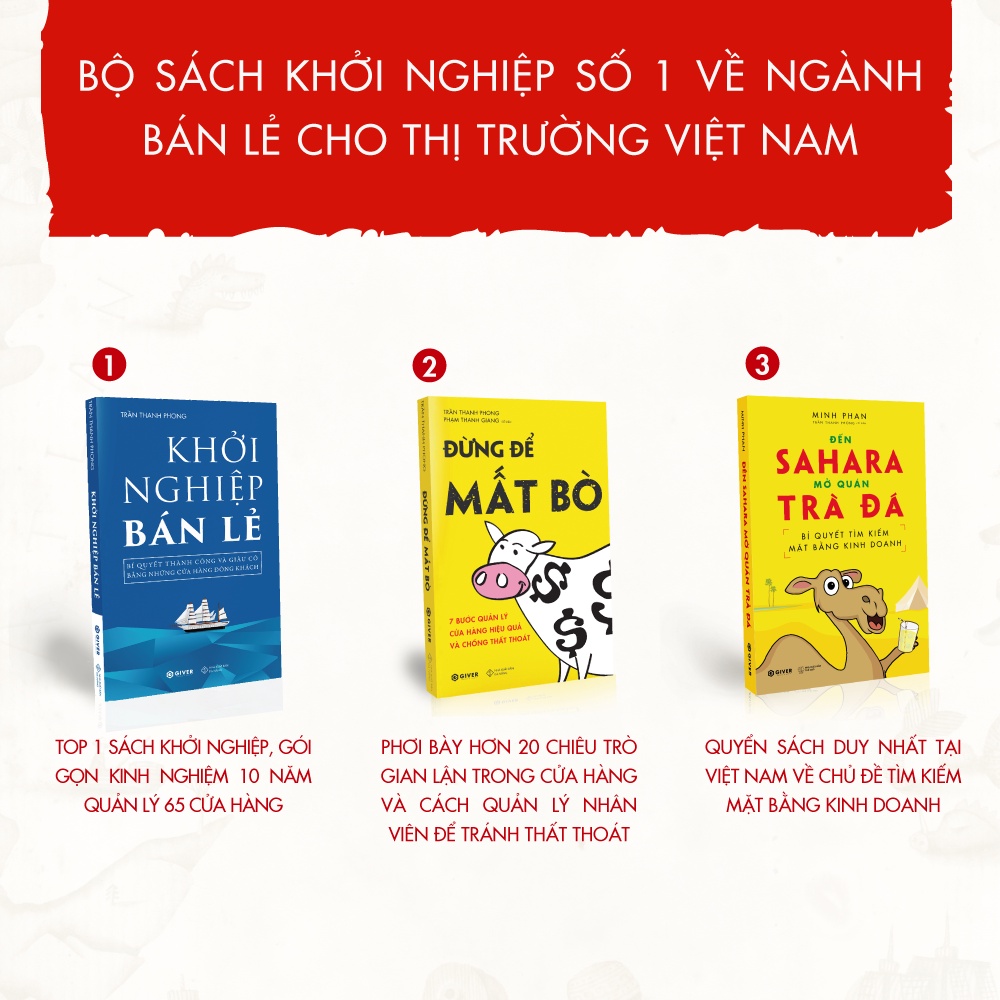Sách - Combo Khởi Nghiệp Bán Lẻ - Bí Quyết Thành Công Và Giàu Có Bằng Những Cửa Hàng Đông Khách