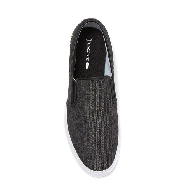 Giày lười Lacoste Nam tatalya 319 slip on ( Đen )