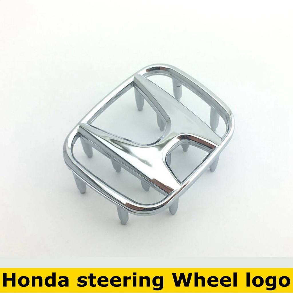 HONDA Odyssey FIT Accord CRV Civic Spirior City LOGO chrome vô lăng LOGO H LOGO túi khí vô lăng LOGO