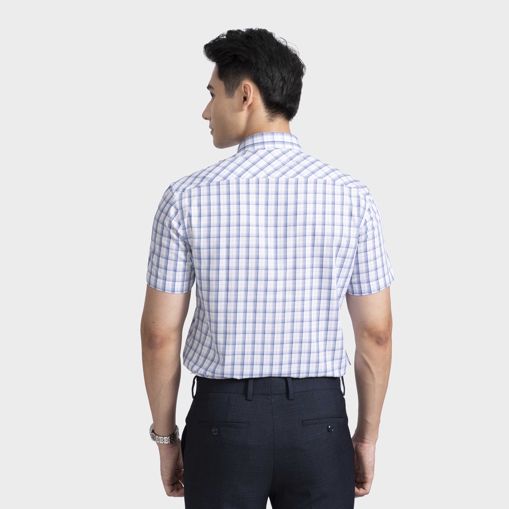 [MẪU MỚI] Áo sơ mi nam ngắn tay ARISTINO in họa tiết lịch lãm, thời thượng - ASS015S2