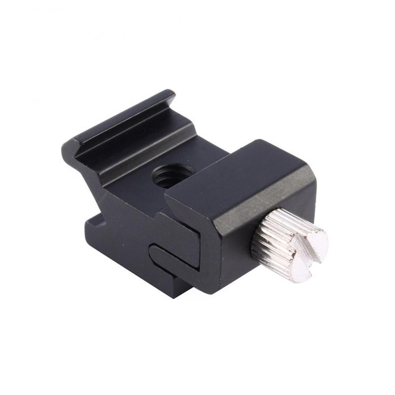 Đầu gắn đèn flash camera DSLR có khung trượt và lỗ vít 1/4&quot;