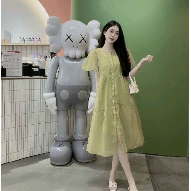 Váy Bầu Thời Trang, Đầm Bầu Voan Thiết Kế Dáng Suông Xòe  Siêu Xinh Freesize Giá Rẻ