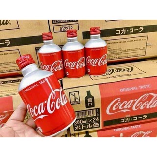 Thùng 24 lon Coca Cola Nhật chai 300ml