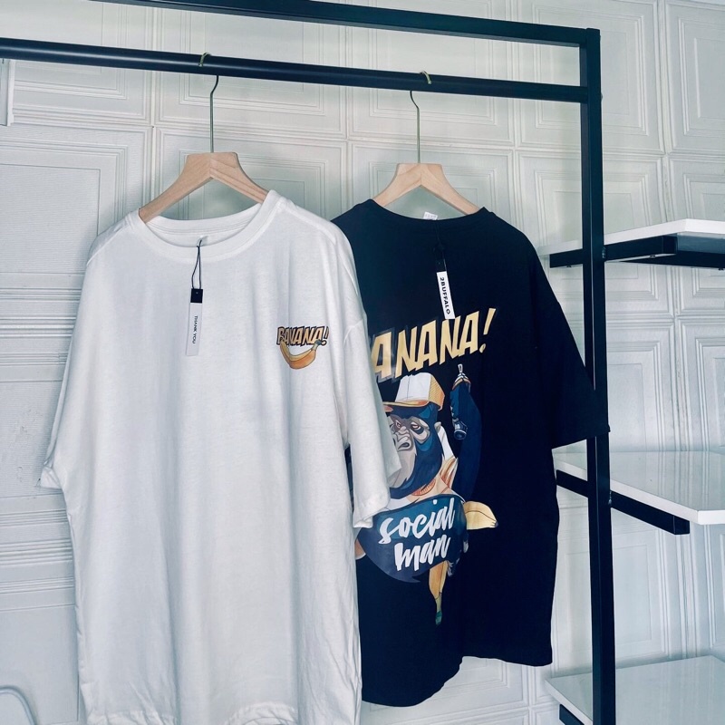 [2Buffalo] Áo thun Unisex, Áo thun nam nữ tay ngắn cao cấp 100% cotton Banana streetwear form oversize đẹp | BigBuy360 - bigbuy360.vn