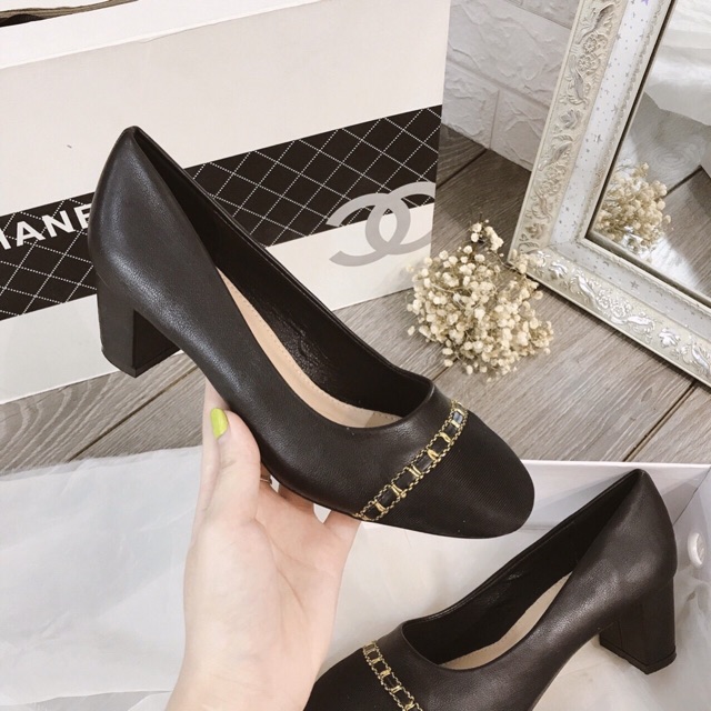 Giày cao gót bít mũi 5 cm, công sở êm và mềm